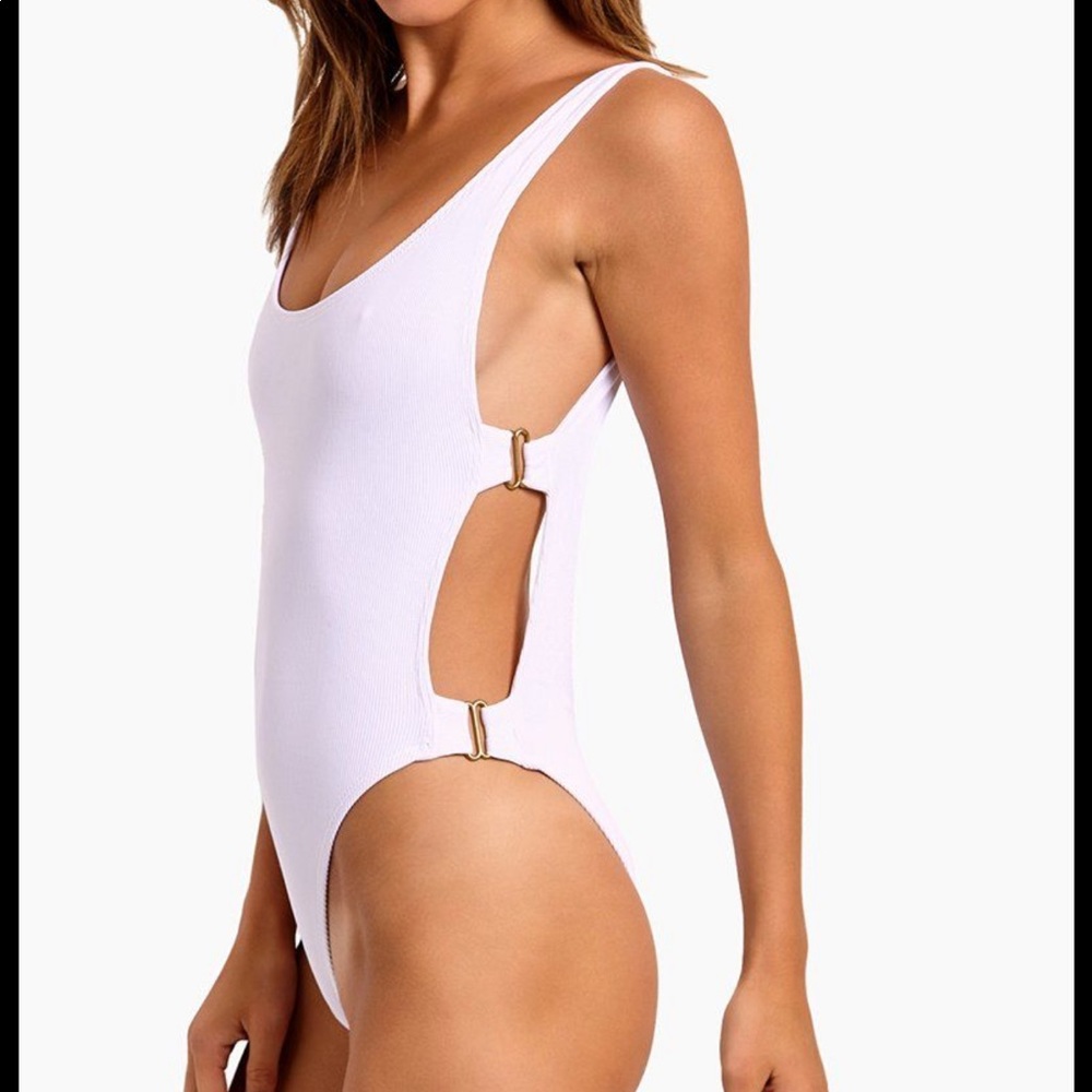 L space Mayra ribbed one piece NWT sz 10